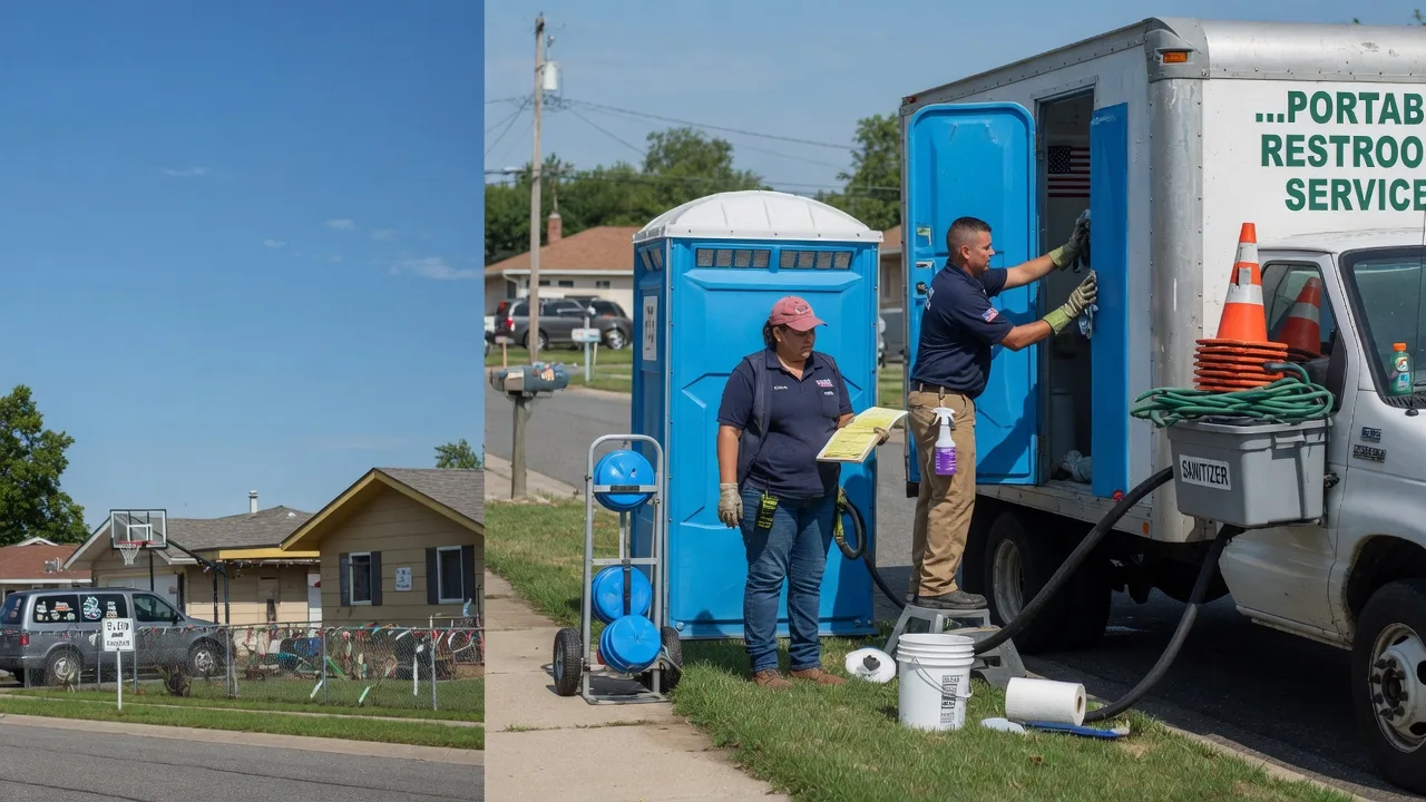 Portable Toilet Rental in Ellinwood, KS near me